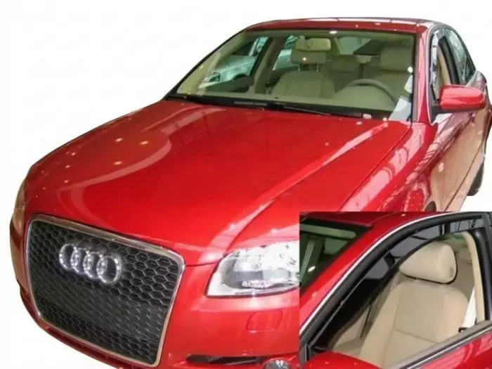 Ветровики Audi A4 B6 / B7 (00-07) Sedan - Heko (вставные) 4