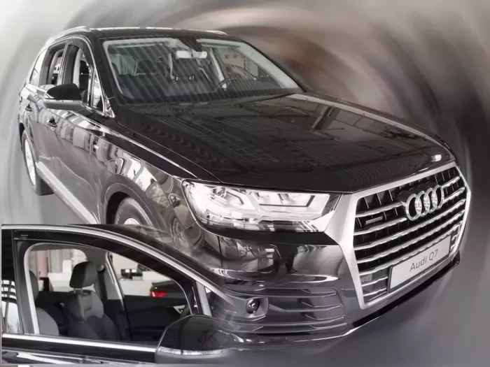 Дефлектори вікон Audi Q7 I (4L; 05-15) - Heko (вставні вітровики) 3