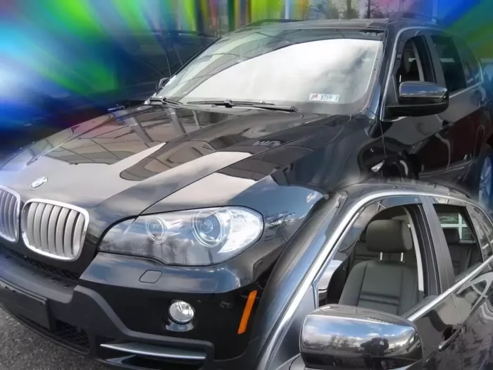Дефлектори вікон BMW X5 E70 (06-13) - Heko (вставні вітровики) 4