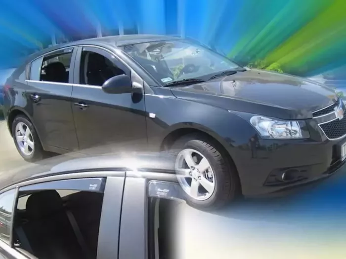 Ветровики Chevrolet Cruze J300 (11-17) Hatchback - Heko (вставные) 3