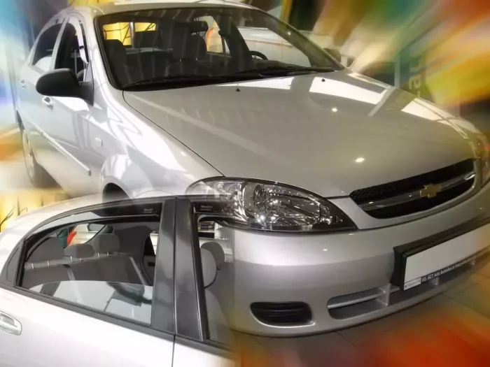 Дефлекторы окон Chevrolet Lacetti (05-) Hatchback - Heko (вставные ветровики) 4