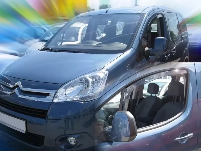 Дефлекторы окон Citroen Berlingo II (08-18) - Heko (вставные ветровики) 4