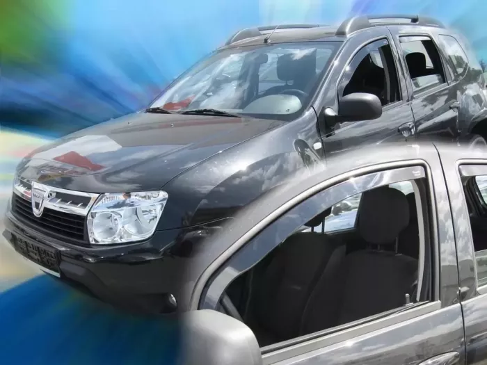 Дефлектори вікон Dacia Duster I (HS; 10-17) - Heko (вставні вітровики) 3