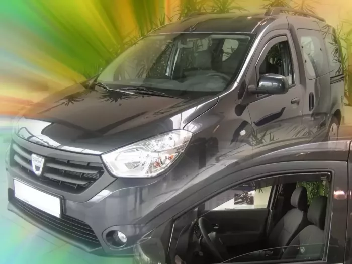 Дефлектори вікон Dacia Dokker (12-21) - Heko (вставні вітровики) 4