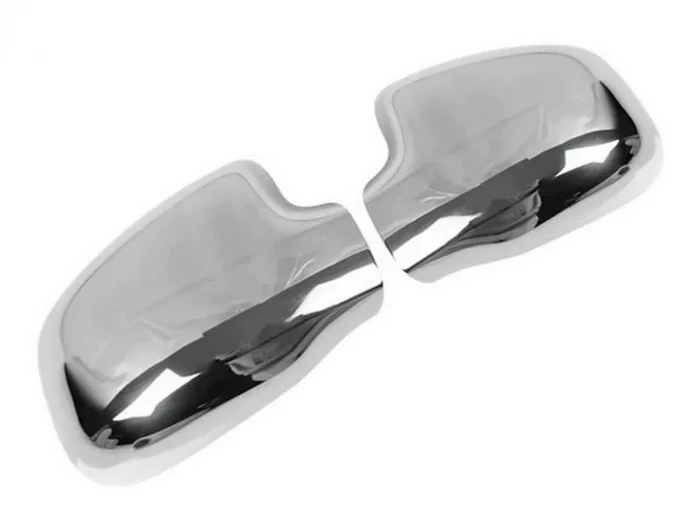 Хром накладки на зеркала Dacia Sandero I (B90; 08-12) - нержавеющая сталь 2