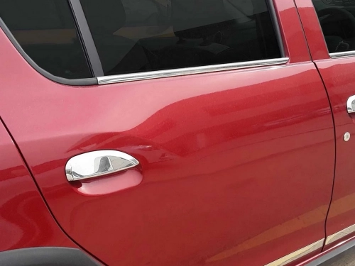 Хром нижние молдинги окон Dacia Sandero II (B52; 13-20) - Carmos 3