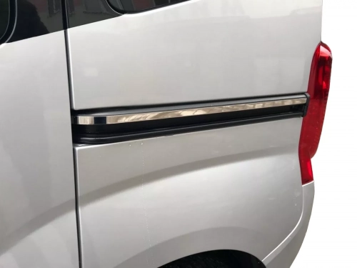 Хром молдинги сдвижных дверей Fiat Fiorino / Qubo (08-) - Carmos 3
