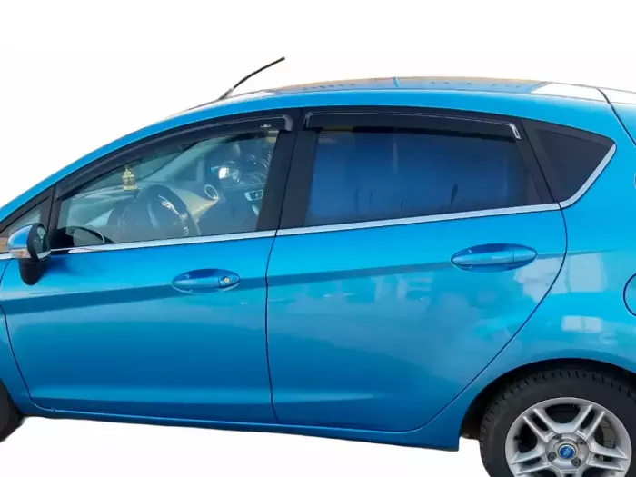 Дефлекторы окон Ford Fiesta Mk7 (08-17) 5D Htb - Hic (накладные) 4