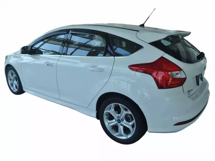 Дефлекторы окон Ford Focus III (C346; 11-18) Htb / Sedan - Hic (накладные) 2