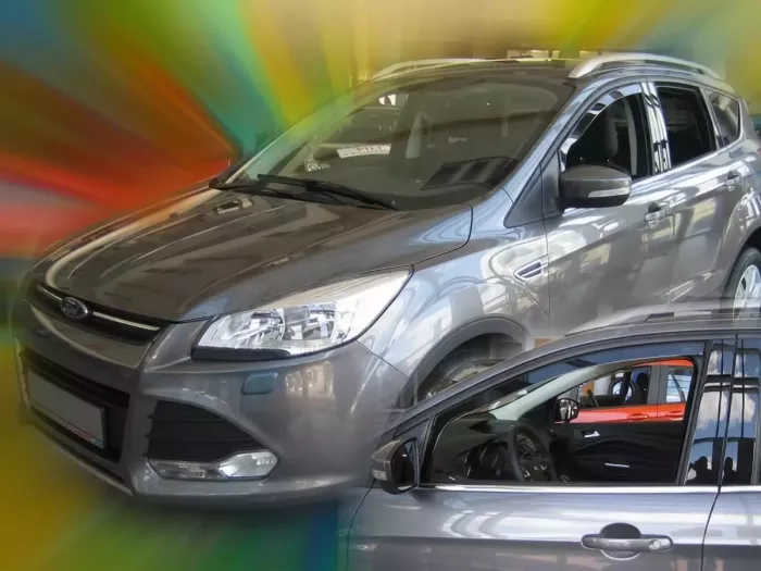 Дефлекторы окон Ford Kuga II (C520; 13-19) - Heko (вставные) 3