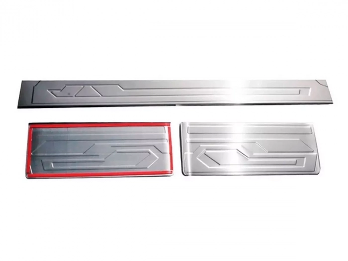 Накладки на внутренние пороги Ford Custom (13-23) - 3 шт 2