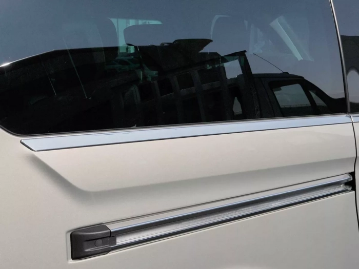 Хром нижні молдинги вікон Ford Custom (V362; 13-23) L2 довга база 6
