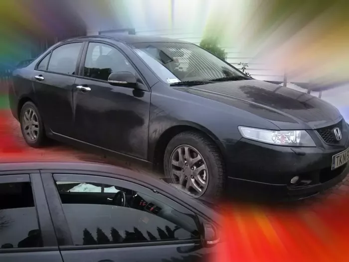 Дефлектори вікон Honda Accord VII (02-08) Sedan - Heko (вставні) 3