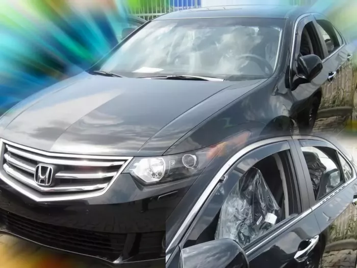 Дефлекторы окон Honda Accord VIII (08-13) Sedan - Heko (вставные) 4