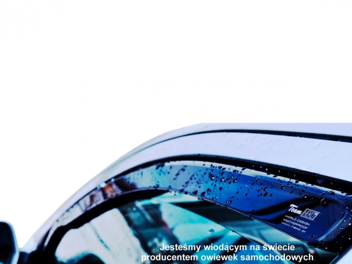 Дефлектори вікон Honda CR-V III (07-12) - Heko (вставні) 3