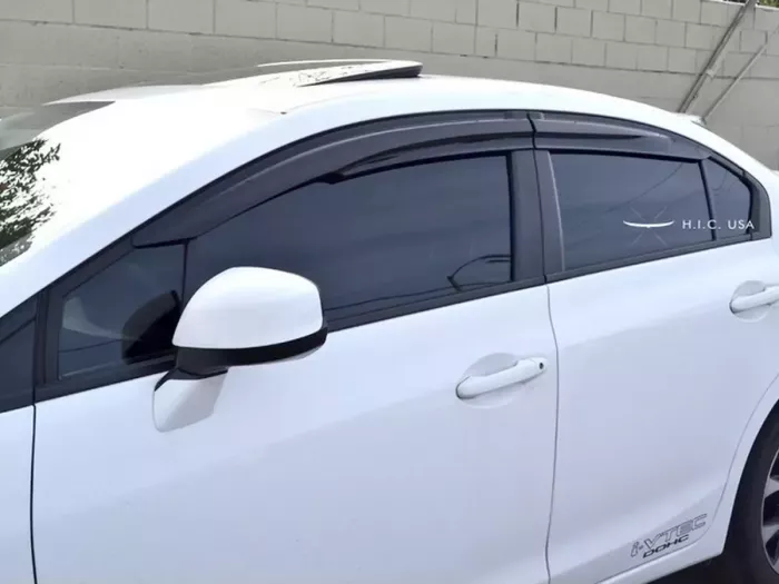 Дефлекторы окон Honda Civic 9 (12-15) Sedan - Hic (накладные) 5