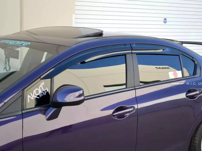 Дефлекторы окон Honda Civic 9 (12-15) Sedan - Hic (накладные) 7