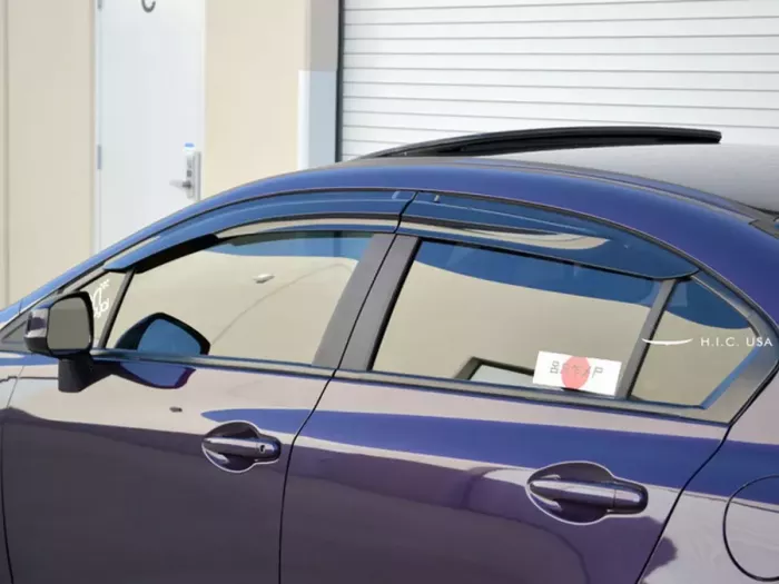 Дефлекторы окон Honda Civic 9 (12-15) Sedan - Hic (накладные) 8