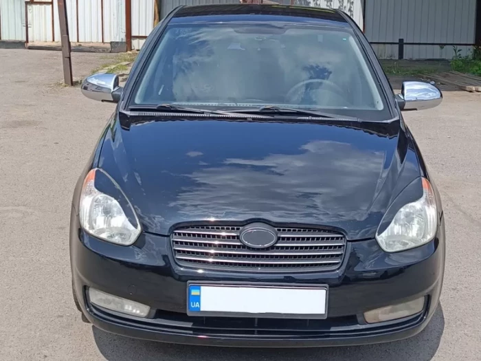 Хром накладки на зеркала Hyundai Accent III (MC; 06-10) 4