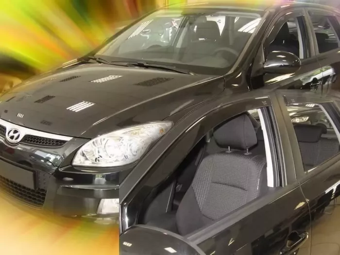 Дефлекторы окон Hyundai i30 (FD; 07-12) HB - Heko (вставные) 4