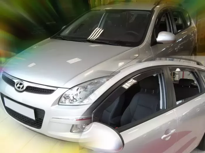 Дефлектори вікон Hyundai i30 (FD; 08-12) Універсал - Heko (вставні) 4