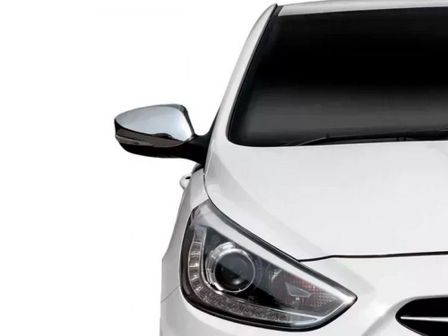 Хром накладки на зеркала Hyundai i30 II (GD; 12-17) - Carmos (с поворотниками) 4