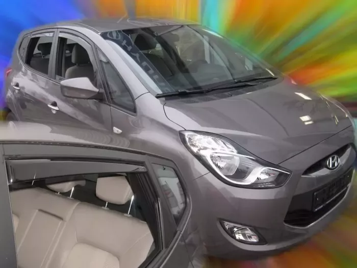 Дефлекторы окон Hyundai ix20 (10-19) - Heko (вставные) 4