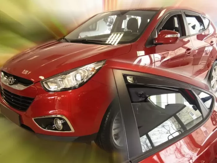 Дефлекторы окон Hyundai ix35 (10-15) - Heko (вставные) 4
