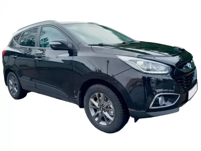 Дефлектор капота Hyundai ix35 (10-15) - Cappafe (довгий) 6