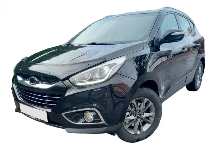 Дефлектор капота Hyundai ix35 (10-15) - Cappafe (довгий) 7