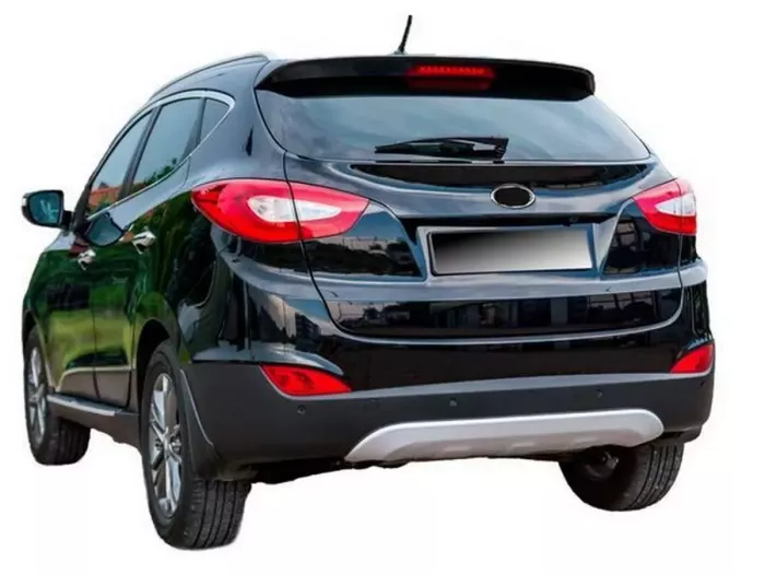 Накладка під задній бампер Hyundai ix35 (10-15) - центральна 4