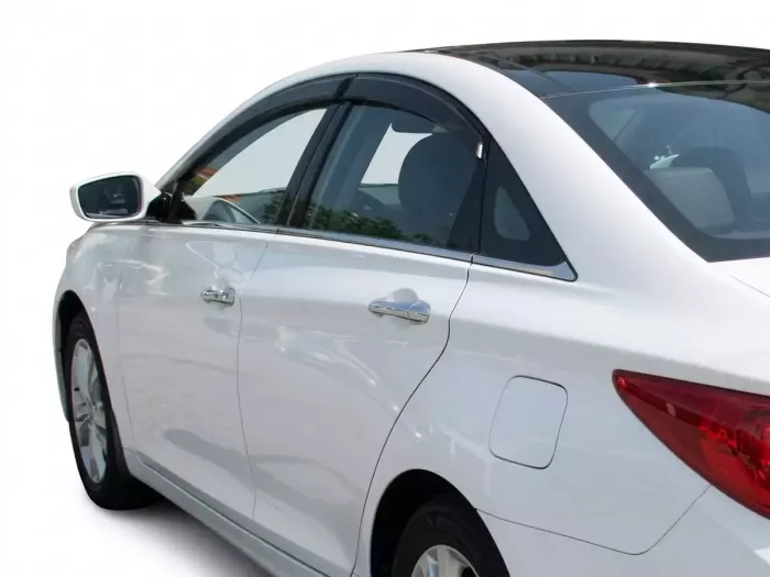 Дефлекторы окон Hyundai Sonata VI (YF; 10-14) - Hic (накладные) 2