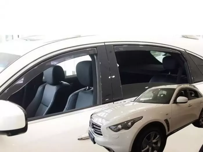 Дефлекторы окон Infiniti FX S51 (08-13) - Heko (вставные) 4