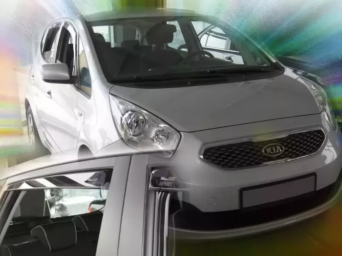 Дефлекторы окон Kia Venga (YN; 10-19) - Heko (вставные) 4