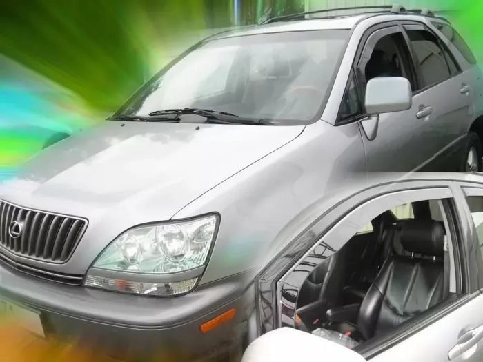 Дефлекторы окон Lexus RX 300 (98-03) USA - Heko (вставные) 3