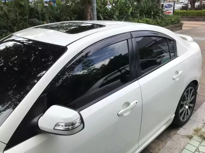 Дефлектори вікон Mazda 3 I (BK; 03-09) Sedan - Hic (накладні) 6
