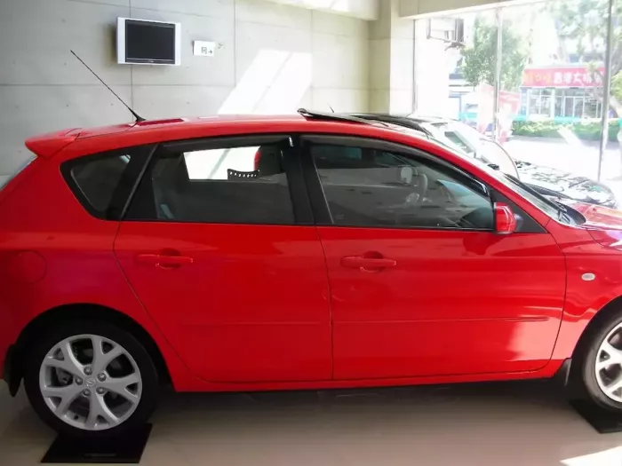Дефлектори вікон Mazda 3 I (BK; 03-08) Hatchback - Hic (накладні) 7