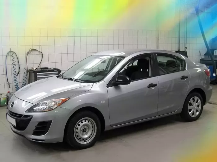 Дефлектори вікон Mazda 3 II (BL; 09-13) Sedan - Heko (вставні) 3