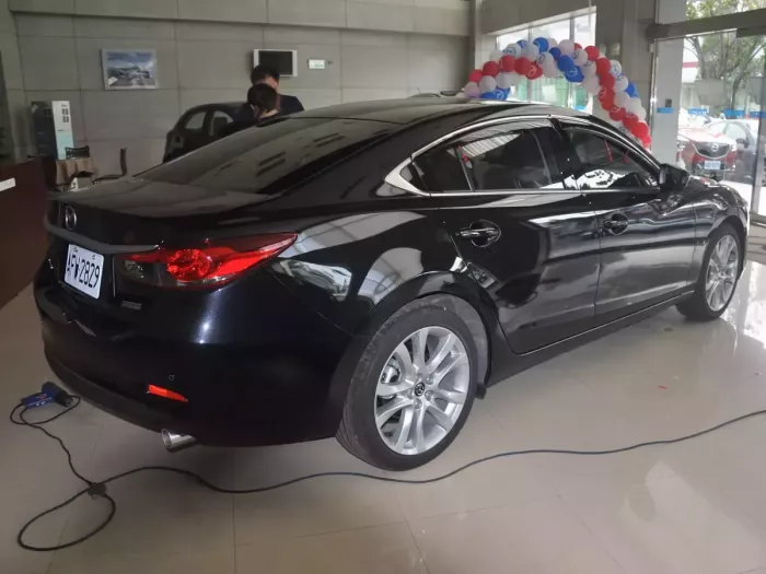 Дефлектори вікон Mazda 6 III (GJ; 12-24) Седан - Hic (з хром молдингом) 6
