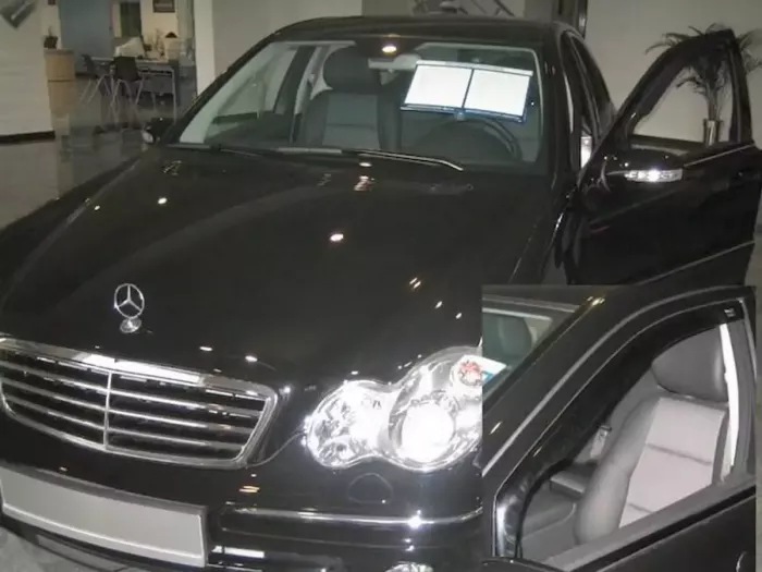 Дефлекторы окон Mercedes C W203 (00-07) Sedan - Heko (вставные) 4