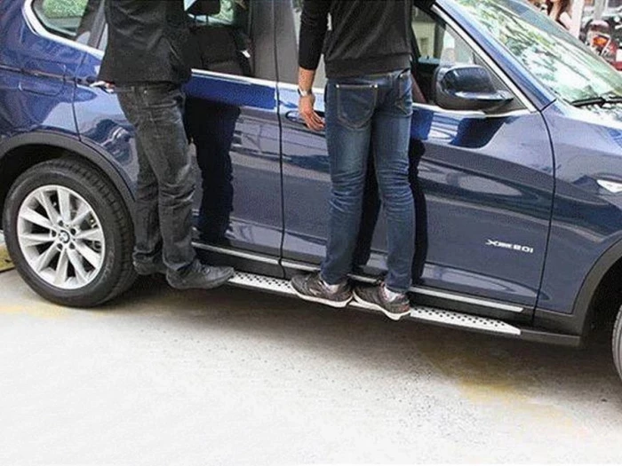 Пороги бічні BMW X3 F25 / X4 F26 - оригінал стиль точками 8