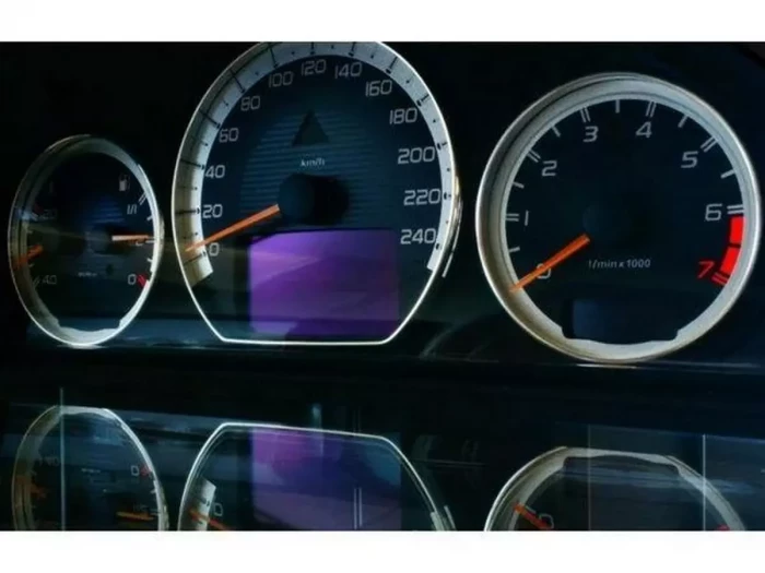 Кольца в щиток приборов Mercedes W210 (00-02) рестайлинг 8