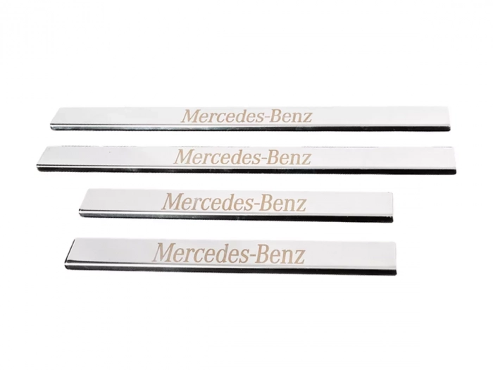 Накладки на пороги Mercedes E W210 (00-02) 1