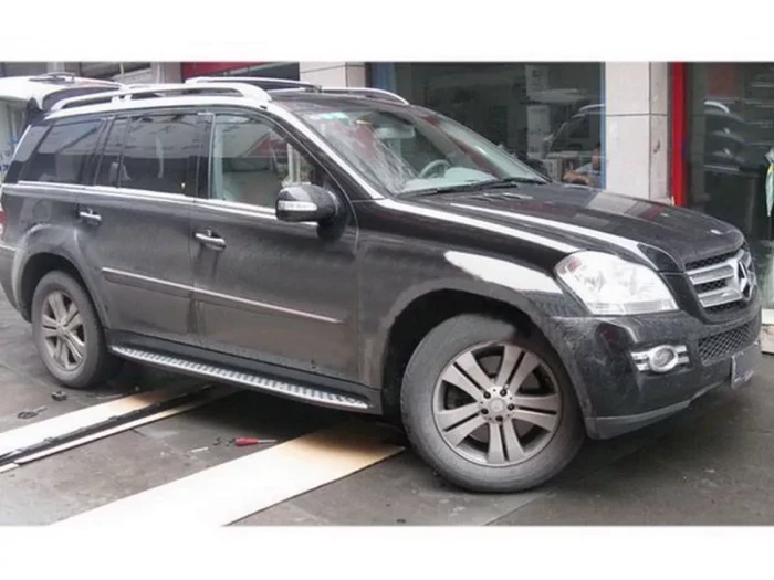 Пороги бічні Mercedes GL X164 (06-12) - оригінал стиль (CXK) 8