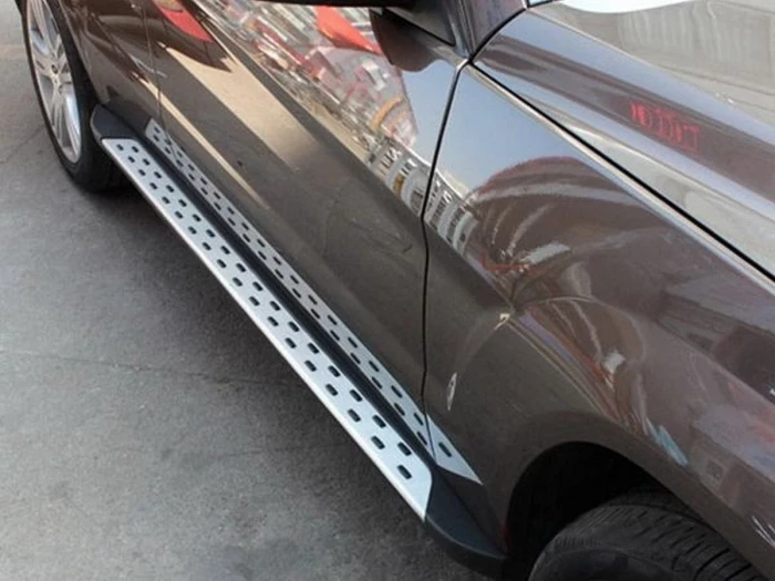 Пороги боковые Mercedes GLK X204 (08-15) - оригинал стиль 7