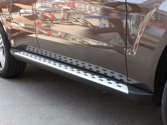 Пороги боковые Mercedes GLK X204 (08-15) - оригинал стиль 8