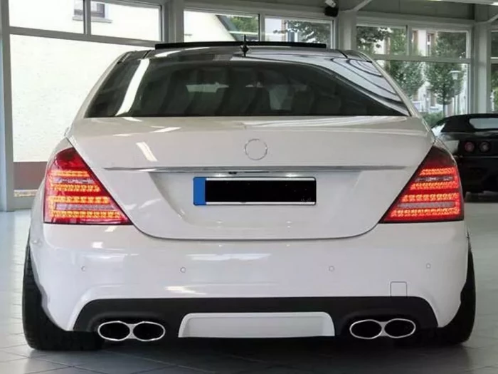 Бампер задний Mercedes S W221 (05-13) - Sport стиль 4