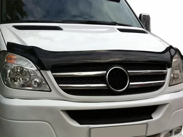 Дефлектор капота Mercedes Sprinter W906 (06-12) - CappaFe (полікарбонат) 7