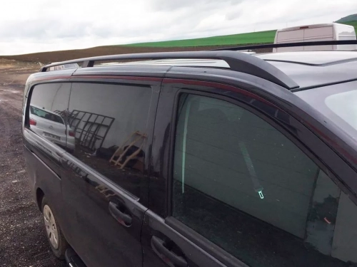 Рейлинги Mercedes Vito W639 / Viano II (03-14) - Erkul (чёрные) 4