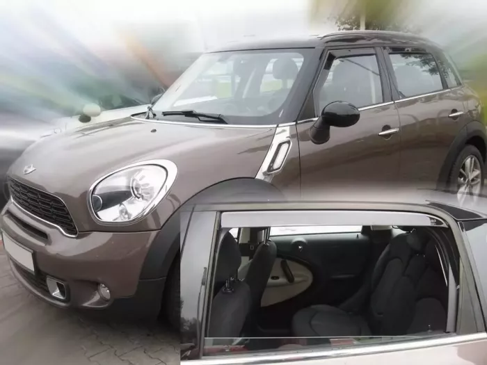 Дефлектори вікон Mini Cooper III (11-14) 5D - Heko (вставні) 4